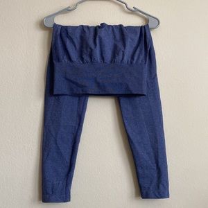 NVGTN indigo contour leggings